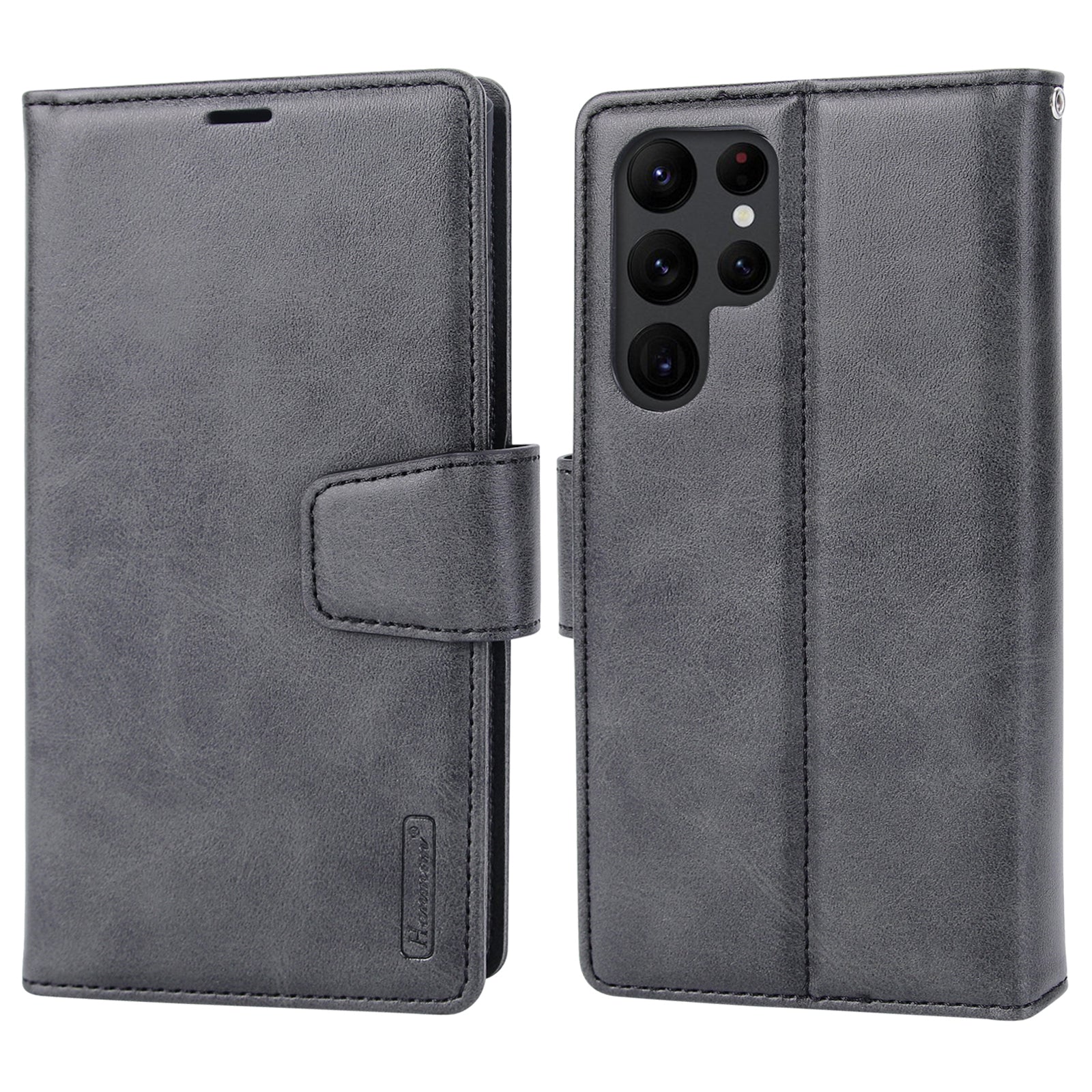HANMAN Miro2 Series for Samsung Galaxy S23 Ultra Detachable Wallet Case PU Leather Removable Inner Magnetic TPU Shell Stand Phone Cover HANMAN Miro2 Series for Samsung Galaxy S23 Ultra Detachable Wallet Case PU Leather Removable Inner Magnetic TPU Shell Stand Phone Cover